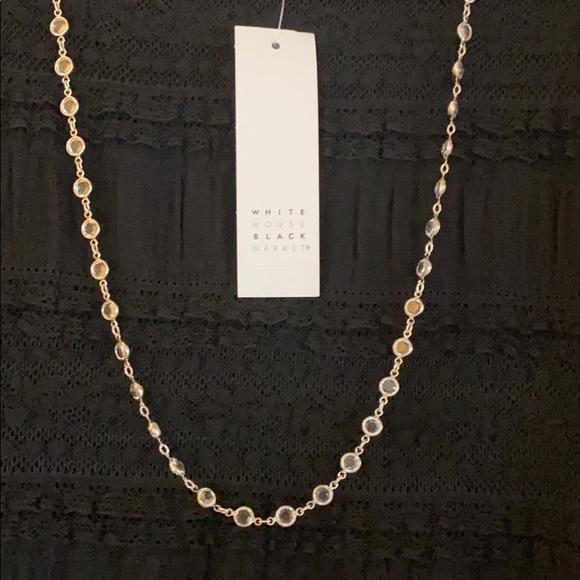 White House Black Market Lace Tee - Picture 4 of 9